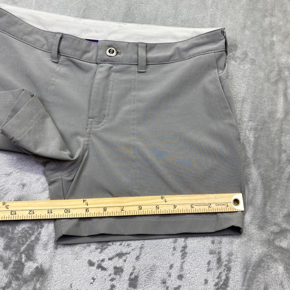 Patagonia Happy Hike Shorts Women's Gray Walking Sz 6 Fit 32" Outdoor Activewear - Picture 10 of 11